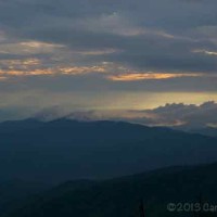 Sunset in the Great Smoky Mountain National Park