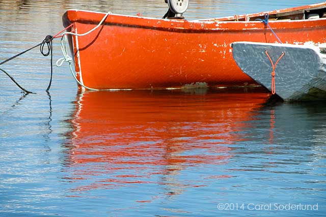 boats and reflections