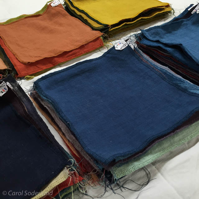 hand-dyed cloth