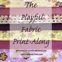 The Playful Fabric Print-Along